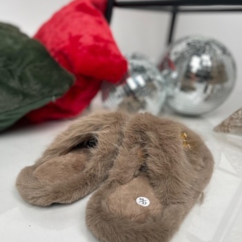 Istabas čības ar lācīti