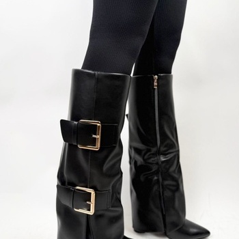 Kovboja stila zābaki ar sprādzēm K623