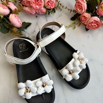 sandales ar ziedu