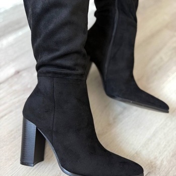 Zamša garie zābaki uz papēdi QT07-118