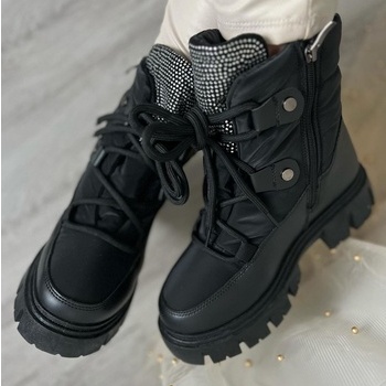 Ziemas siltie zābaki ar dimantu akcentu